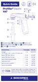QuickGuides Profiller Electo 447 Li Ion Cover